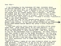 1978-05-22 - METAL MIKE Saunders to Adny Shernoff of The Dictators regarding the awful VOM recording and desire to start Dictators cover band.jpg